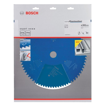 Bosch - Expert Serisi Paslanmaz Çelik için Daire Testere Bıçağı 355*25,4 mm 90 Diş