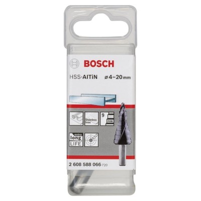 Bosch - HSS-AlTiN 9 Kademeli Matkap Ucu 4-20 mm