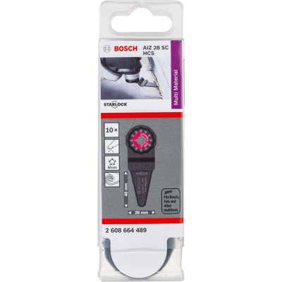 Bosch - Starlock - AIZ 28 SC - HCS Universal Derz ve Macun Kesici Bıçak 10'lu