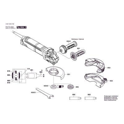 Bosch - GWS 17-125 SB
