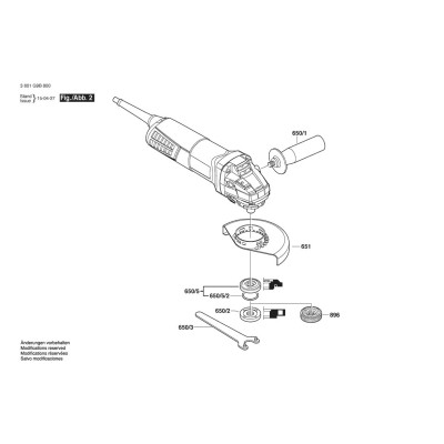 Bosch - BAG 125-2 900W