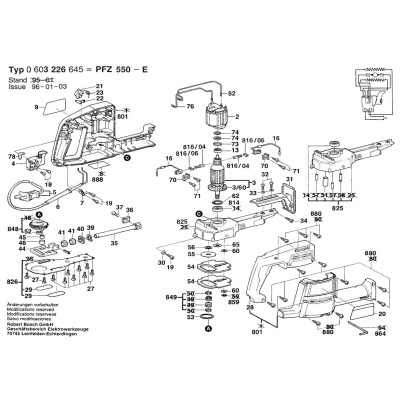 Bosch - PFZ 550 E