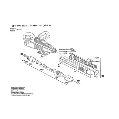 Bosch - AHR 800