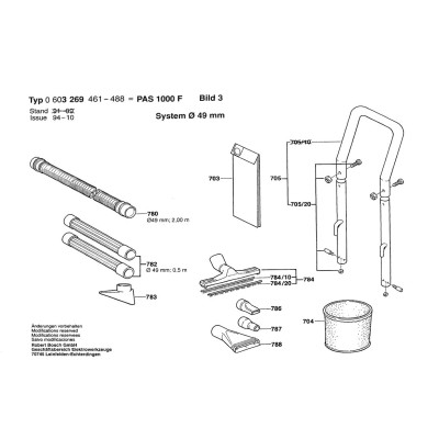 Bosch - PAS 1000-F