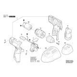 Bosch - GSB 1080-2-LI Bare
