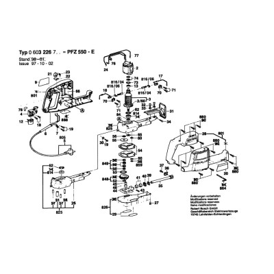 Bosch - PFZ 550-E