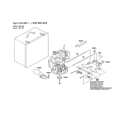 Bosch - POF 800 ACE