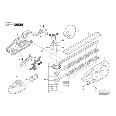 Bosch - AHS 35-15 LI