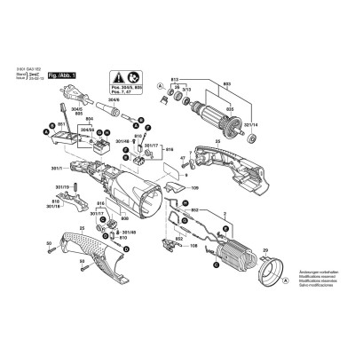 Bosch - GWS 18-125 PL INOX