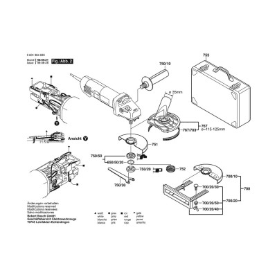 Bosch - GWS 14-125 C
