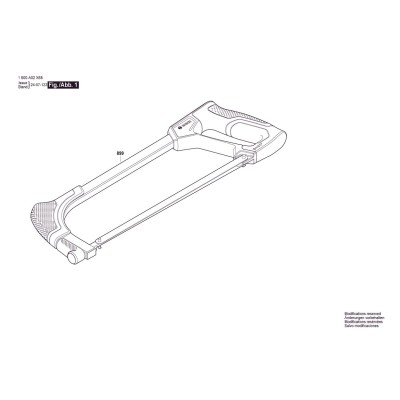Bosch - Small Hacksaw 150mm