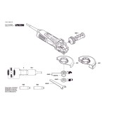 Bosch - GWS19 CI 115mm