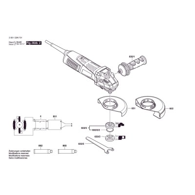Bosch - GWS19 CI 115mm