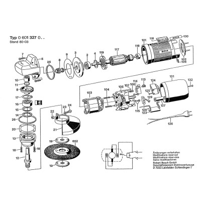 Bosch - ANGLE GRINDER
