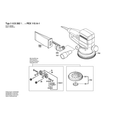 Bosch - PEX 11 A-1