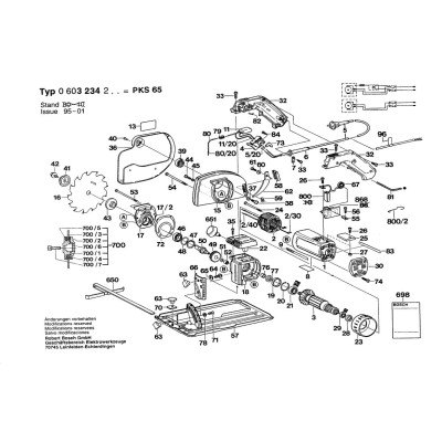Bosch - CIRCULAR HAND SAW