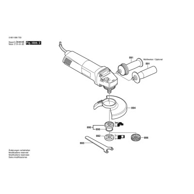 Bosch - GWS 14-150 C