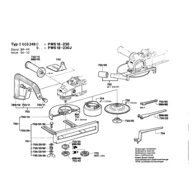 Bosch - PWS 18-230 J