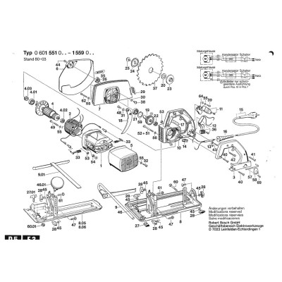 Bosch - CIRCULAR HAND SAW
