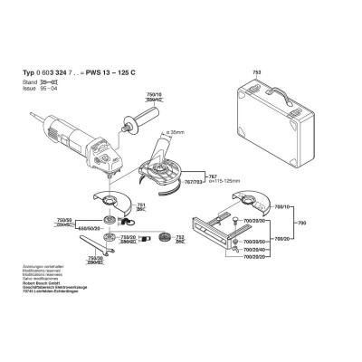 Bosch - *PWS 13-125 C