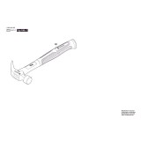 Bosch - Claw hammer stubby 8oz