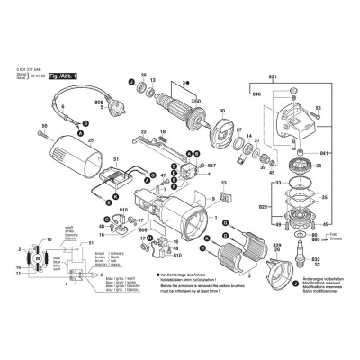 Bosch - GWS 850 CE
