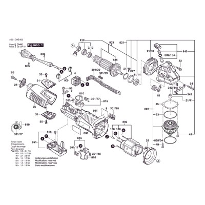 Bosch - BAG 125-2 1300W
