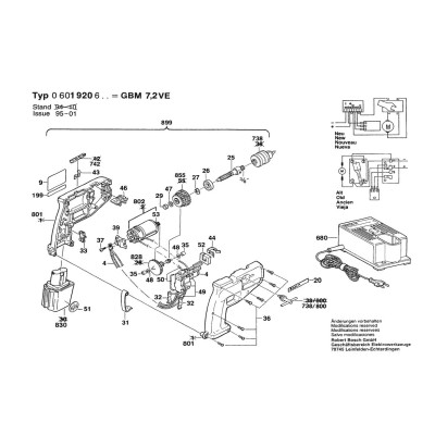 Bosch - GBM 7,2 VE