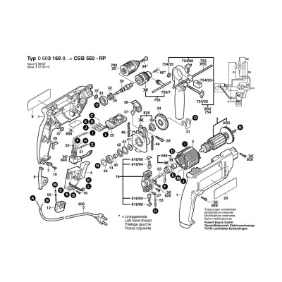 Bosch - CSB 550 RP