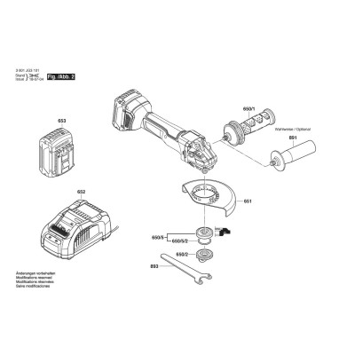 Bosch - GWS 18V-10 C