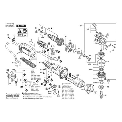 Bosch - GWS 12-125 P