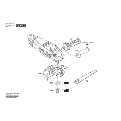 Bosch - GWS 22-180LVI