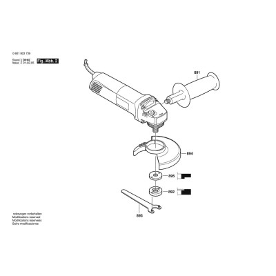 Bosch - GWS 10-125 CE
