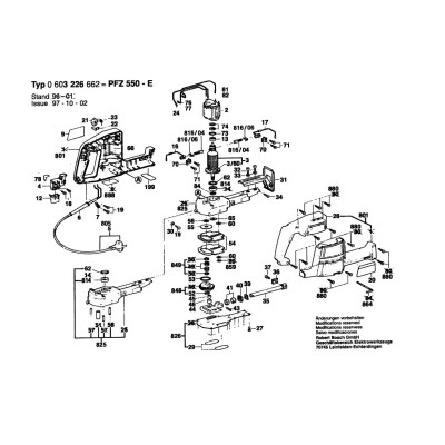 Bosch - PFZ 550 E