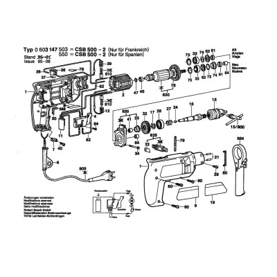 Bosch - CSB 500-2
