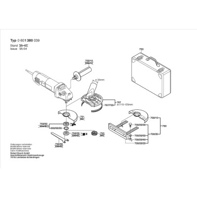 Bosch - GWS 7-115