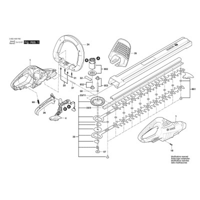 Bosch - AHS 50-20 LI