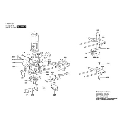 Bosch - POF 500 EA