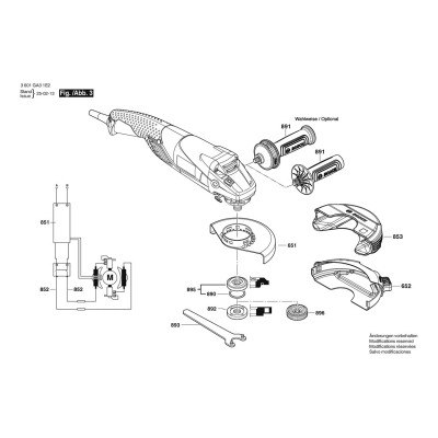 Bosch - GWS 18-125 PL INOX