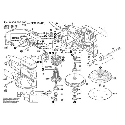 Bosch - PEX 15 AE