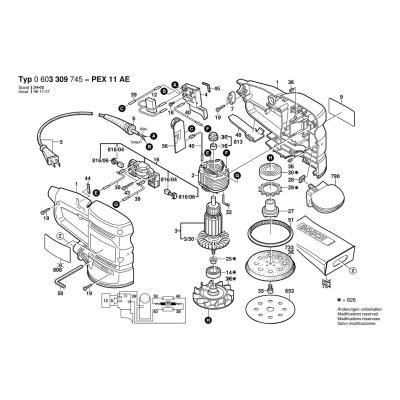 Bosch - PEX 11 AE