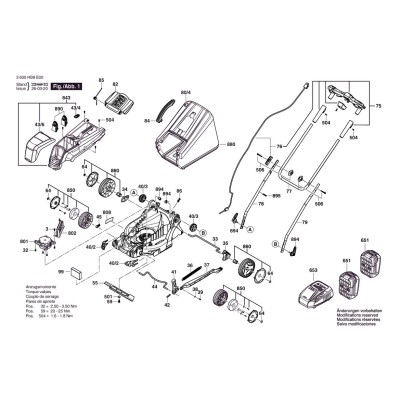 Bosch - Universal Rotak 2x18v-37-550