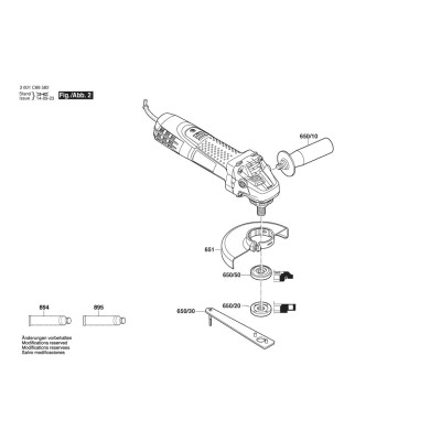 Bosch - GWS 7-115  ET