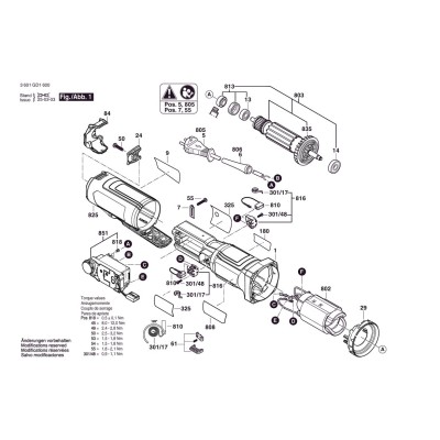 Bosch - GWS 17-150 PS