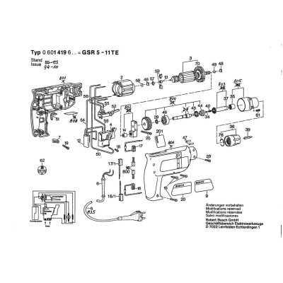 Bosch - GSR 5-11 TE