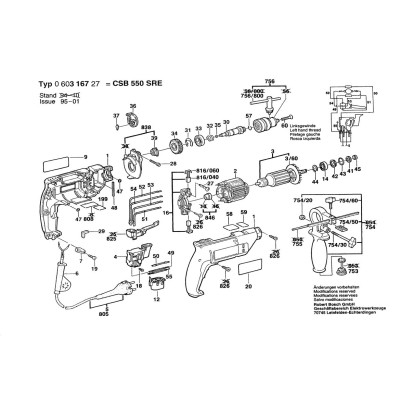 Bosch - CSB 550 SRE