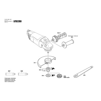 Bosch - GWS 22-180 H