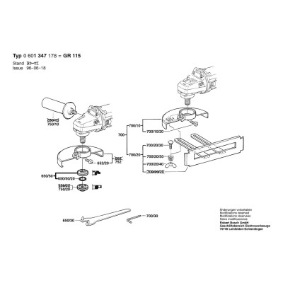 Bosch - GWS 7-115