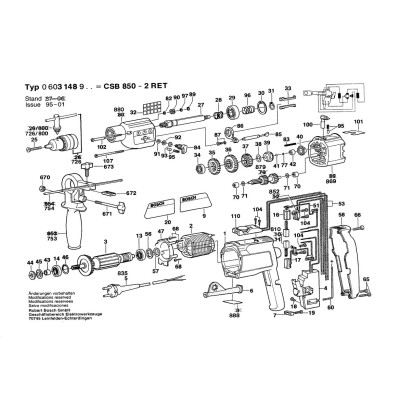 Bosch - CSB 850-2 RET