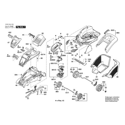 Bosch - ROTAK 43 Li